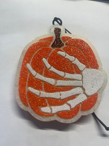 Skelly Pumpkin Freshie